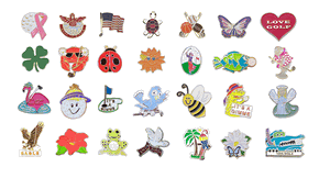 SET OF 32 BALL MARKERS